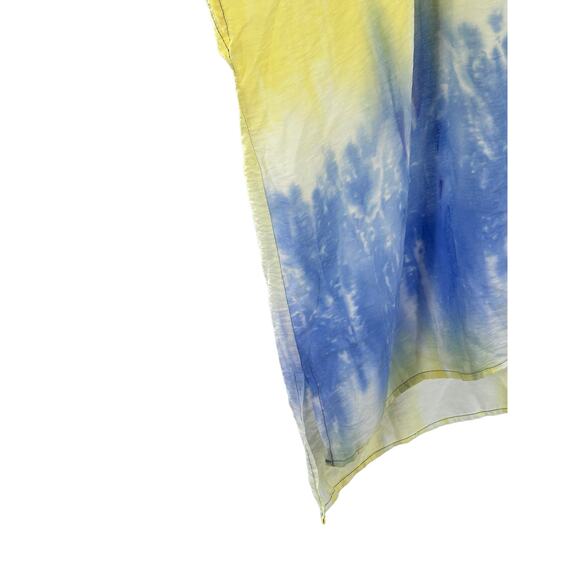 ODDY Flowy Tunic Blouse Tie Dye Small Medium Top Blouse - Picture 5 of 10
